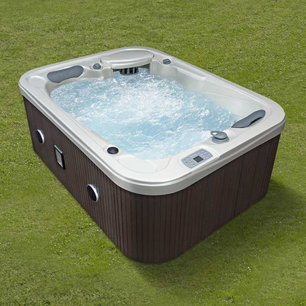 Minipiscina idromassaggio Tropea da esterno rettangolare 3 posti